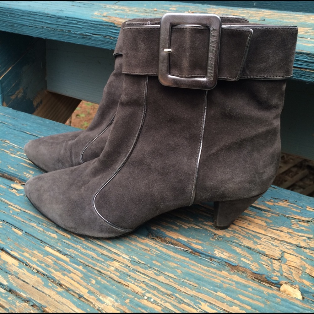 Miss Sixty suede ankle boots